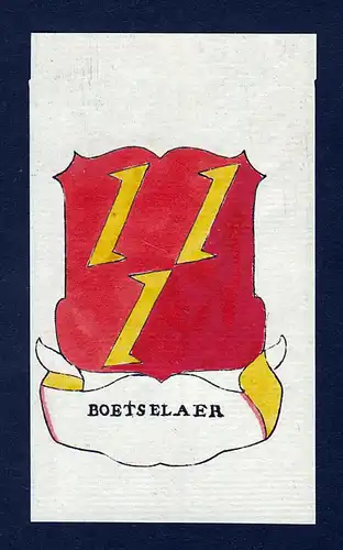Boetselaer - Boetselaer Boetzelaer Wappen Adel coat of arms heraldry Heraldik