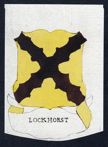 Lockhorst - Lockhorst Wappen Adel coat of arms heraldry Heraldik
