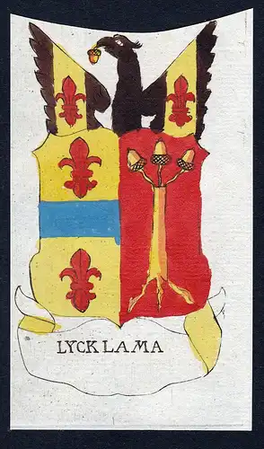 Lycklama - Lycklama Nijeholt Wappen Adel coat of arms heraldry Heraldik