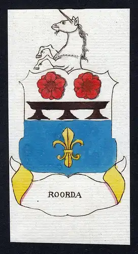 Roorda - Henri Roorda Schweiz Wappen Adel coat of arms heraldry Heraldik