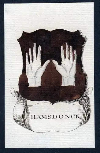 Ramsdonck - Ramsdonck Raamsdonk Brabant Wappen Adel coat of arms heraldry Heraldik