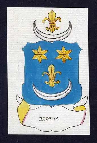 Roorda - Roorda Wappen Adel coat of arms heraldry Heraldik