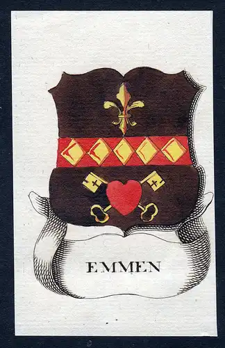 Emmen - Emmen Drente Niederlande Wappen Adel coat of arms heraldry Heraldik