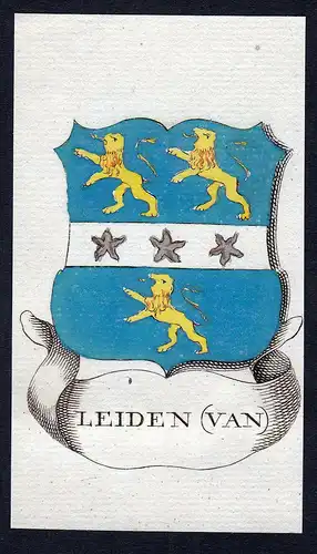 Leiden (van) - Jan Leiden Leyden Wappen Adel coat of arms heraldry Heraldik