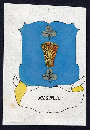 Aysma - Aysma Wappen Adel coat of arms heraldry Heraldik