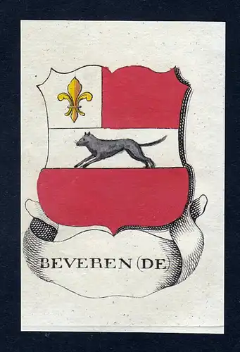 Beveren (De) - Beveren Wappen Adel coat of arms heraldry Heraldik