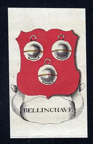 Bellinchave - Marc Cornelis Willem du Tour von Bellinchave Wappen Adel coat of arms heraldry Heraldik