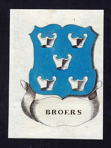 Broers - Broers Brörs Wappen Adel coat of arms heraldry Heraldik