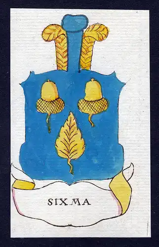 Sixma - Sixma Wappen Adel coat of arms heraldry Heraldik