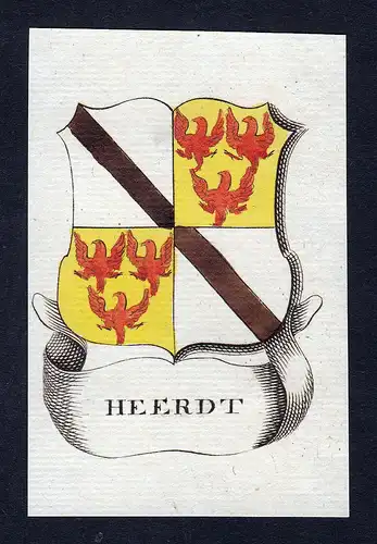 Heerdt - Heerdt Wappen Adel coat of arms heraldry Heraldik
