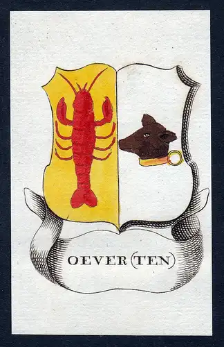 Oever (ten) - Den Oever Nordholland Wappen Adel coat of arms heraldry Heraldik