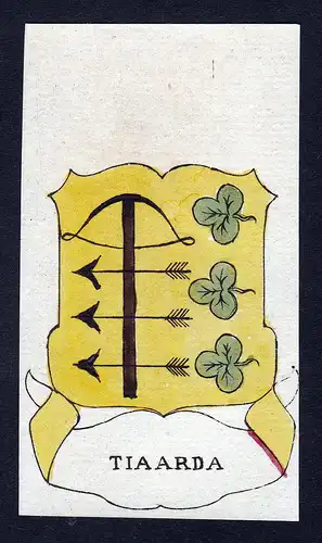 Tiaarda - Tiaarda Tjaarda Wappen Adel coat of arms heraldry Heraldik
