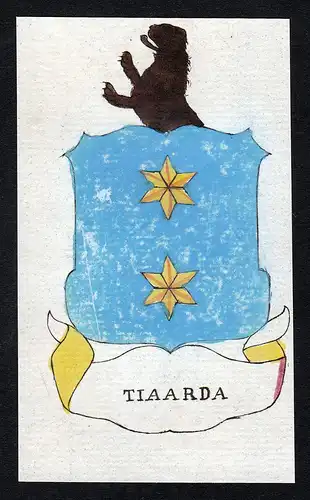 Tiaarda - Tiaarda Tjaarda Wappen Adel coat of arms heraldry Heraldik