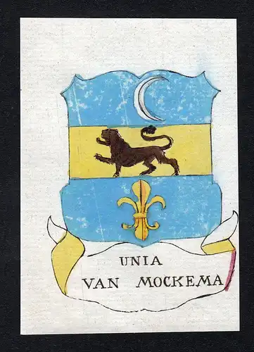 Unia van Mockema - Unia Mockema Niederlande Wappen Adel coat of arms heraldry Heraldik