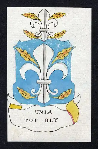 Unia tot Bly - Unia Bly Niederlande Friesland Wappen Adel coat of arms heraldry Heraldik