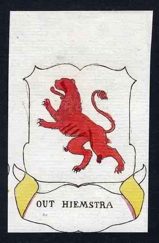 Out Hiemstra - Hiemstra Wappen Adel coat of arms heraldry Heraldik
