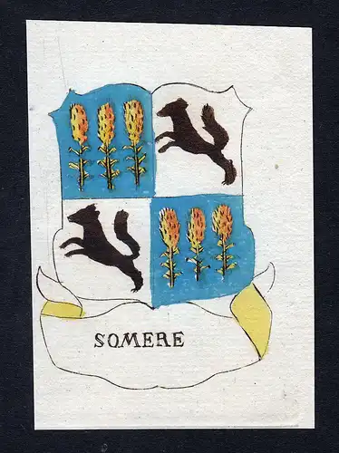 Somere - Somere Someren Wappen Adel coat of arms heraldry Heraldik
