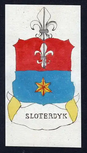Sloterdyk - Sloterdijk Sloterdyk Wappen Adel coat of arms heraldry Heraldik