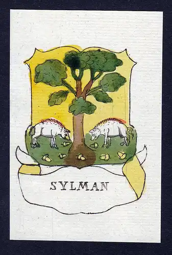 Sylman - Sylman Wappen Adel coat of arms heraldry Heraldik