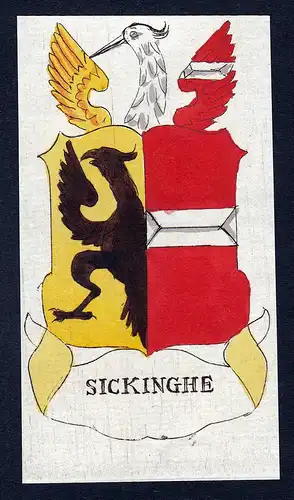 Sickinghe - Sickinghe Niederlande Wappen Adel coat of arms heraldry Heraldik