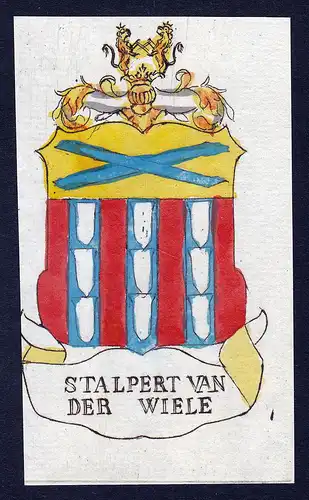 Stalpert van der Wiele - Stalpart Wiele Niederlande Wappen Adel coat of arms heraldry Heraldik