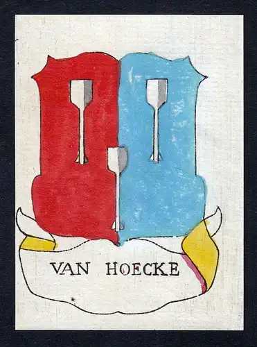 Van Hoecke - Hoecke Höcke Wappen Adel coat of arms heraldry Heraldik