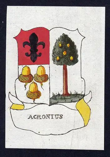 Acronius - Acronius Wappen Adel coat of arms heraldry Heraldik