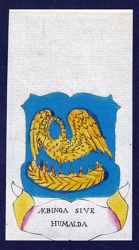 Aebinga sive Humalda - Aebinga sive Humalda Wappen Adel coat of arms heraldry Heraldik