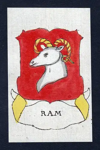 Ram - Ram Ramme Wappen Adel coat of arms heraldry Heraldik