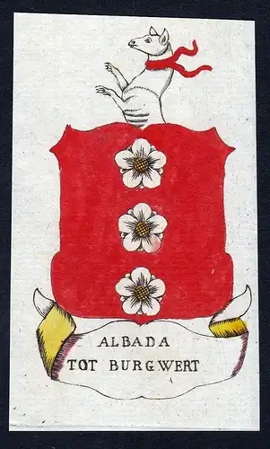 Albada tot Burgwert - Albada Burwert Burgwerd Wappen Adel coat of arms heraldry Heraldik