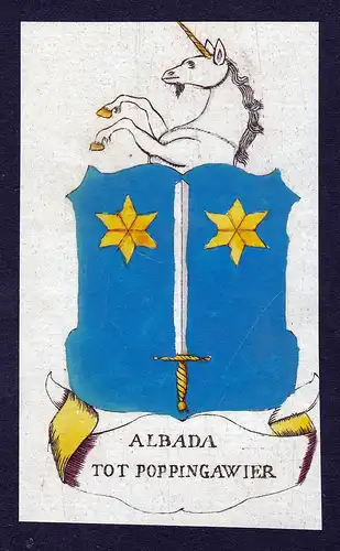 Albada tot Poppingawier - Albada Poppingawier Popping Wappen Adel coat of arms heraldry Heraldik