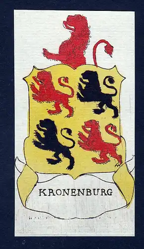 Kronenburg - Kronenburg Nordrhein-Westfalen Wappen Adel coat of arms heraldry Heraldik