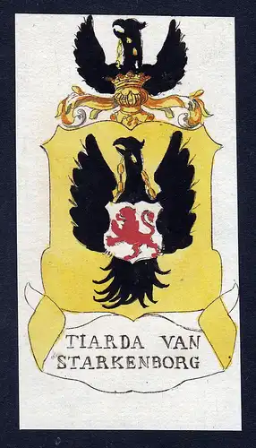 Tiarda van Starkenborg - Tiarda Edzard Tjarda Starkenborgh Wappen Adel coat of arms heraldry Heraldik