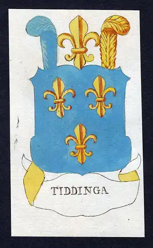 Tiddinga - Tiddinga Wappen Adel coat of arms heraldry Heraldik