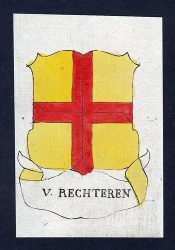 V. Rechteren - Rechteren Geldern Niederlanden Wappen Adel coat of arms heraldry Heraldik