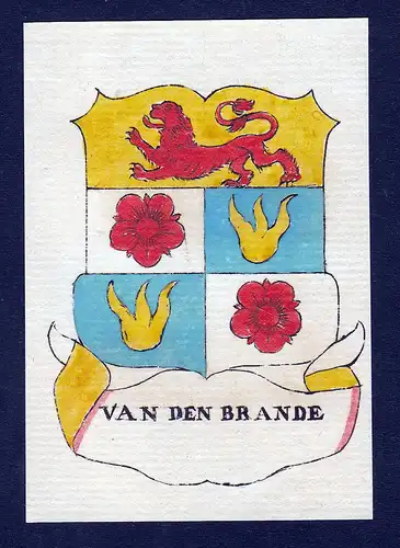 Van der Brande - Brande Wappen Adel coat of arms heraldry Heraldik