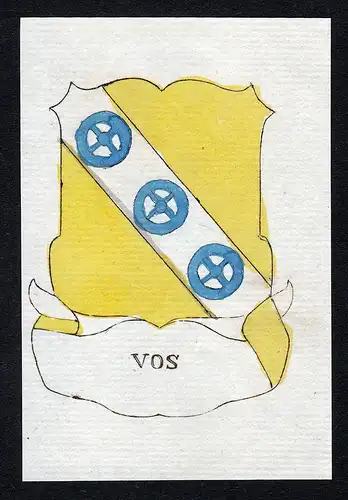 Vos - Vos Voss Niedersachsen Wappen Adel coat of arms heraldry Heraldik