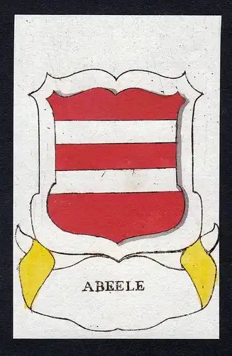 Abeele - Abeele Abele Wappen Adel coat of arms heraldry Heraldik