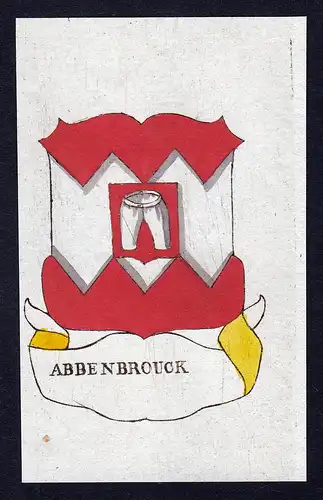 Abbenbrouck - Abbenbrouck Wappen Adel coat of arms heraldry Heraldik