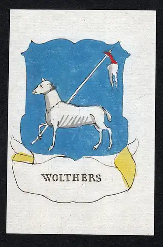 Wolthers - Wolthers Wolters Wappen Adel coat of arms heraldry Heraldik