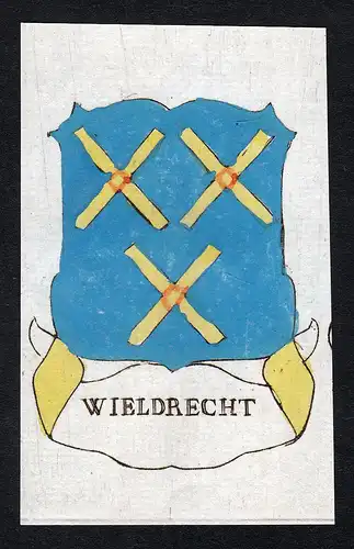 Wieldrecht - Wieldrecht Niederlande Wappen Adel coat of arms heraldry Heraldik