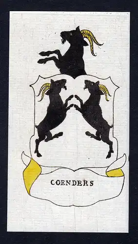 Coenders - Coenders Wappen Adel coat of arms heraldry Heraldik