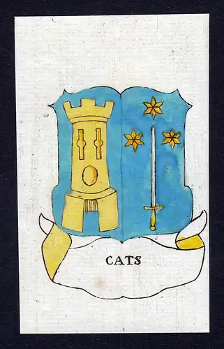 Cats - Cats Wappen Adel coat of arms heraldry Heraldik