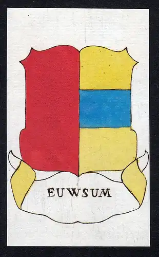 Euwsum - Euwsum Eusum Wappen Adel coat of arms heraldry Heraldik