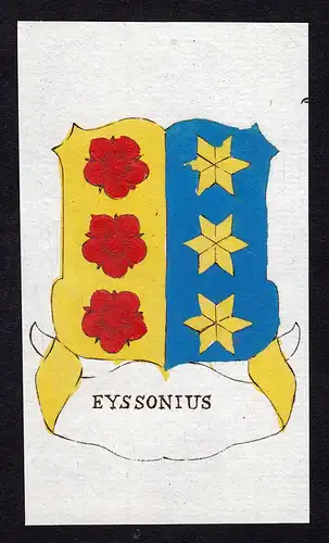 Eyssonius - Henricus Eyssonius Niederlande Wappen Adel coat of arms heraldry Heraldik