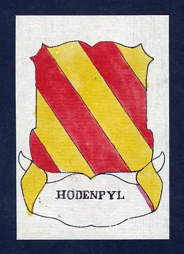 Hodenpyl - Hodenpyl Hodenpijl Wappen Adel coat of arms heraldry Heraldik