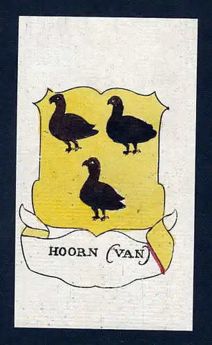 Hoorn (van) - Niederlande Hoorn Wappen Adel coat of arms heraldry Heraldik