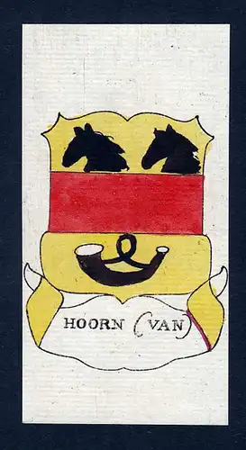 Hoorn (van) - Hoorn Niederlande Wappen Adel coat of arms heraldry Heraldik