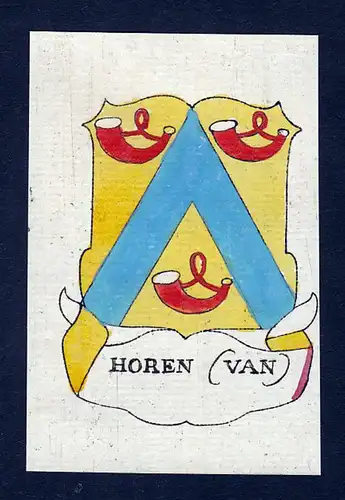 Horen (van) - Sachsen Horst Wappen Adel coat of arms heraldry Heraldik