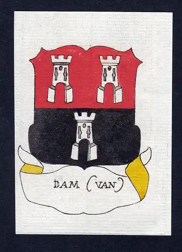 Dam (van) - Dam Wappen Adel coat of arms heraldry Heraldik